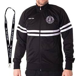 Unfair Athletics Trainingsjacke - Sportjacke - Limited Schlüsselband (XXL, black white) von Unfair Athletics