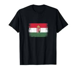 Ungarn Flagge Wappen Ungarisch Magyar Magyarország T-Shirt von Ungarische Ungarn Heimat Magyarország Geschenke