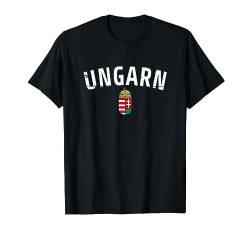 Ungarn Wappen Hungary Ungarisch T-Shirt von Ungarische Ungarn Heimat Magyarország Geschenke