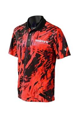 Unicorn Unisex Pro-tech Camo Dart-Shirt, rot, M von Unicorn