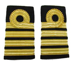 Uniform Store London Epaulette Naval Captain Rank Markierung 1 Curl 3 Stangen R327 von Uniform Store London