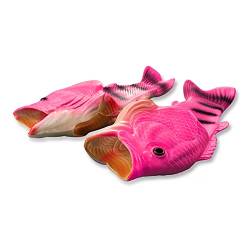 Uniqstore Sandalen Tricky Fisch Hausschuhe Kreative Fisch Stil Strand Schuhe Simulation Fisch Strand Hausschuhe Herren, Rosa, 34/35 EU von Uniqstore