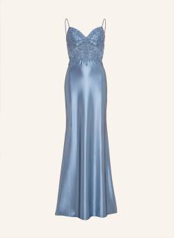 Unique Abendkleid Glased Glam Dress blau von Unique