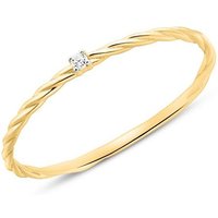 Unique Diamantring Ring für Damen von Unique aus 14K Gold mit Diamant von Unique