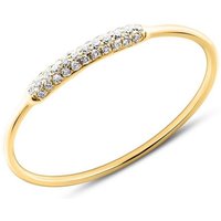 Unique Fingerring Unique Ring für Damen aus 585er Gold mit Brillanten (Größe: 50mm) von Unique