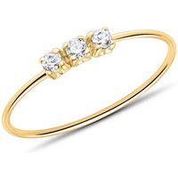 Unique Goldring 9K Goldring für Damen von Unique mit weißen Zirkonia von Unique