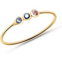 Unique Goldring Damenring von Unique aus 9K Gold mit Zirkoniasteinen (Größe: 48mm) von Unique