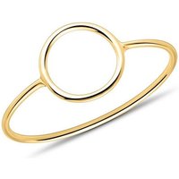 Unique Goldring Unique Damenring Kreis aus 375er Gold (Größe: 48mm) von Unique