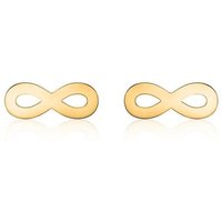Unique Paar Ohrstecker Infinity Ohrstecker für Damen 14K Gold von Unique von Unique