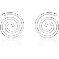 Unique Paar Ohrstecker Ohrstecker für Damen Spiralen aus Sterlingsilber von Unique von Unique
