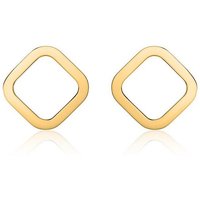 Unique Paar Ohrstecker Quadratische Ohrstecker für Damen aus 14K Gold von Unique von Unique