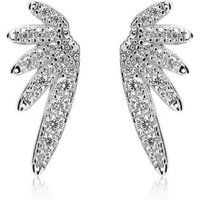 Unique Paar Ohrstecker Unique Ohrstecker Wings für Damen aus Sterlingsilber mit Zirkonia von Unique