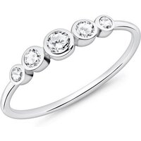 Unique Silberring 925er Silberring für Damen mit Zirkonia von Unique (Größe: 50mm) von Unique