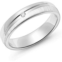 Unique Silberring Ring für Damen von Unique aus 925er Silber mit Zirkonia (Größe: 48mm) von Unique