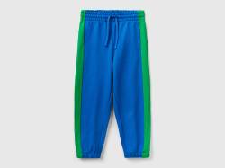 Benetton, Balloon-fit-jogginghose Mit Seitlichen Bändern, größe 3XL, Verkehrsblau, male von United Colors of Benetton