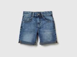 Benetton, Bermuda Aus Denim eco-recycle", größe 104, Blau, male" von United Colors of Benetton