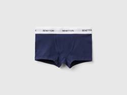 Benetton, Boxershorts Aus Stretchiger Bio-baumwolle, größe 2XL, Dunkelblau, male von United Colors of Benetton