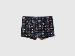 Benetton, Disney-boxershorts, größe 2XL, Schwarz, male von United Colors of Benetton