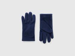 Benetton, Fleece-handschuhe, größe XL-3XL, Dunkelblau, male von United Colors of Benetton
