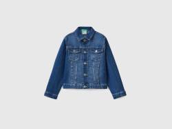 Benetton, Jacke Aus Denim eco-recycle", größe 2XL, Dunkelblau, male" von United Colors of Benetton