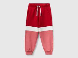 Benetton, Jogginghose In Rosa Und Rot, größe 2XL, Ziegelrot, male von United Colors of Benetton