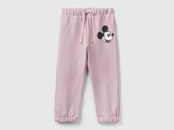 Benetton, Micky Maus Jogginghose In Rosa, größe 116, Zartrosa, male von United Colors of Benetton