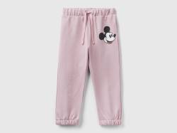 Benetton, Micky Maus Jogginghose In Rosa, größe 82, Zartrosa, male von United Colors of Benetton