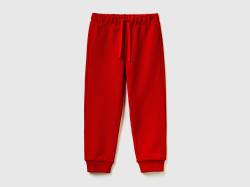 Benetton, Regular-fit-jogginghose Aus Sweatstoff, größe 110, Rot, male von United Colors of Benetton