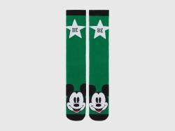 Benetton, Rutschfeste Mickey Mouse-socken, größe OS, Grün, male von United Colors of Benetton