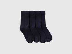 Benetton, Set Kurze Socken, größe 25-29, Schwarz, male von United Colors of Benetton