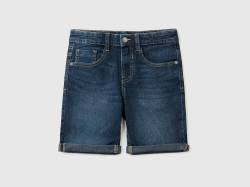 Benetton, Slim-fit-bermudas Aus Denim eco-recycle", größe 2XL, Dunkelblau, male" von United Colors of Benetton