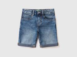 Benetton, Slim-fit-bermudas Aus Denim eco-recycle", größe L, Blau, male" von United Colors of Benetton