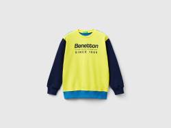 Benetton, Sweater Mit Logo-print, größe XL, Bunt, male von United Colors of Benetton