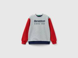 Benetton, Sweater Mit Logo-print, größe XL, Bunt, male von United Colors of Benetton