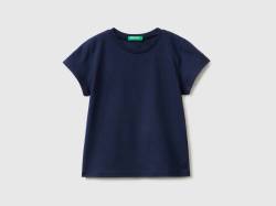 Benetton, T-shirt Aus 100% Bio-baumwolle, größe 90, Dunkelblau, female von United Colors of Benetton