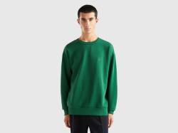 Benetton, Warmer Rundhals-sweater, größe XS, Grün, male von United Colors of Benetton