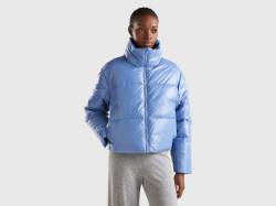 Benetton, Wattierte Steppjacke, größe M, Blassblau, female von United Colors of Benetton