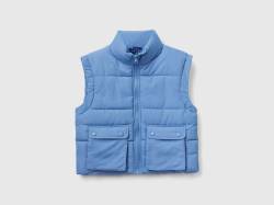 Benetton, Wattierte Weste rain Defender", größe 2XL, Hellblau, male" von United Colors of Benetton