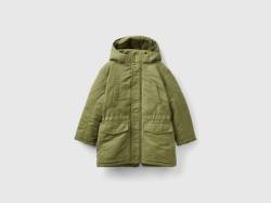 Benetton, Wattierter Parka Mit Taschen, größe 2XL, Militärgrün, male von United Colors of Benetton