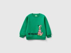 Benetton, Weihnachtlicher ©disney-sweater, größe 116, Grün, male von United Colors of Benetton