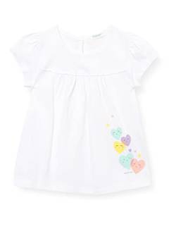 United Colors of Benetton (Z6ERJ) Baby-Jungen 3I1XMM27T T-Shirt, Bianco 101, 62 cm von United Colors of Benetton