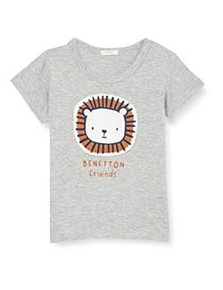 United Colors of Benetton Baby-Jungen 3I1XMM289 T-Shirt, Grau Melange 501, 82 cm von United Colors of Benetton