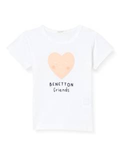 United Colors of Benetton Baby-Jungen 3i1x289 T-Shirt, Weiß 902, 62 cm von United Colors of Benetton