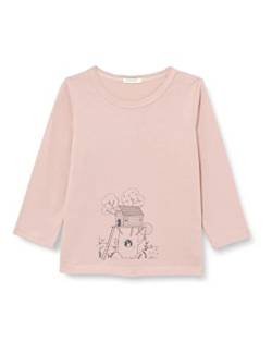 United Colors of Benetton Baby-Jungen M/L 3ATNA101D Langarm-T-Shirt, Rosa Cipria 05R, 62 von United Colors of Benetton