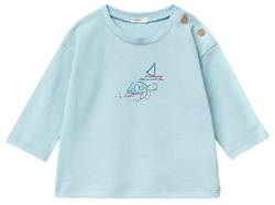 United Colors of Benetton Baby-Jungen T M/L 3096A102B Kurzarm Shirt, Turchese Chiaro 19G, 56 von United Colors of Benetton