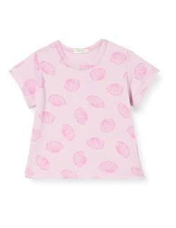 United Colors of Benetton Baby-Mädchen 30hpa1031 T-Shirt, Lila A Fantasia 81l, 56 von United Colors of Benetton