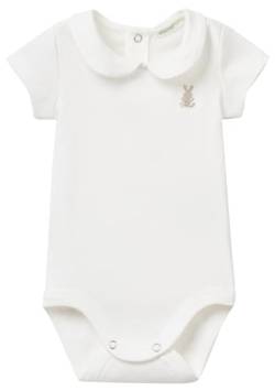 United Colors of Benetton Baby-Mädchen Body 3i9wmb112 Strampler für Babys und Kleinkinder, Milchweiß 074, 56 von United Colors of Benetton