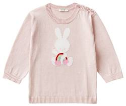 United Colors of Benetton Baby-Mädchen T-Shirt G/C M/L 1098b100j Pullover, Hellrosa 902, 50 von United Colors of Benetton