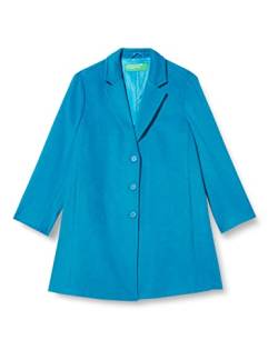 United Colors of Benetton Damen 2YDTDN012 Mantel, Hellblau 90M, 42 von United Colors of Benetton