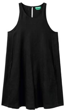 United Colors of Benetton Damen 4aghdv02u Kleid, Schwarz 100, XS von United Colors of Benetton